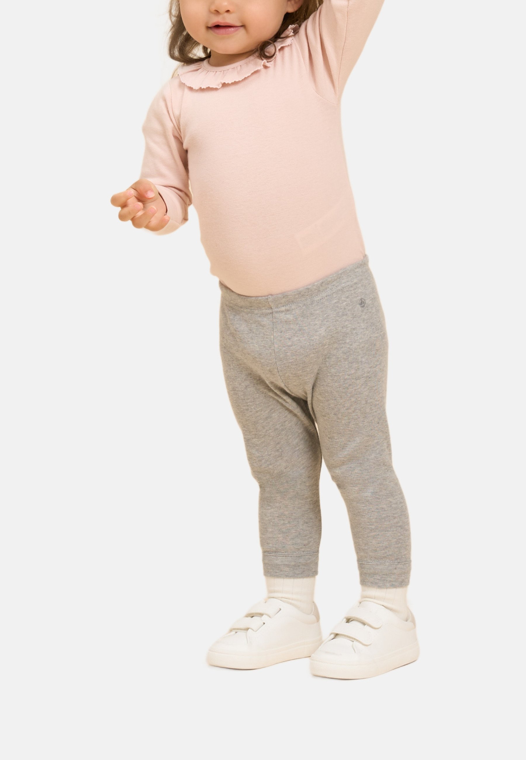 Petit Bateau Legging Bébé Fille En Coton – Basique Confortable Et Doux Avec Logo Signature