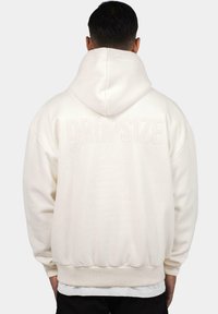 Dropsize HEAVY OVERSIZE - Hættetrøje - cream white