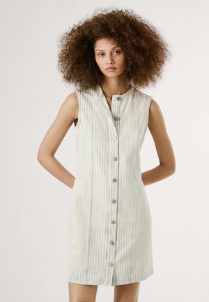 AYA - Vestito casual - light green stripes