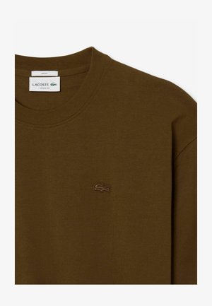 Lacoste, TH9441_031 UNISEX - T-shirt basique - marron café-dpd