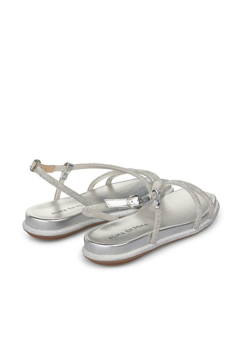 Sandali Argento Sandali Celesti Bassi Sandalo Basso Con Tacco