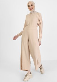 Modanisa SET CREW NECK - REFKA - Bukser - beige