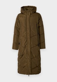 ONLLINA FUNCTIONAL LONG PUFFER - Vinterkåpe / -frakk - dark olive