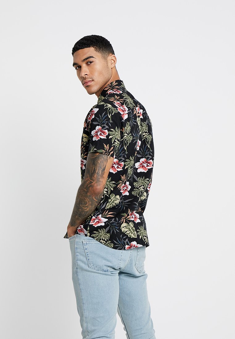 Jack \u0026 Jones JJEJACK SLIM FIT - Shirt - black - Zalando.co.uk