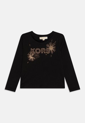 Tops ar garām piedurknēm - black