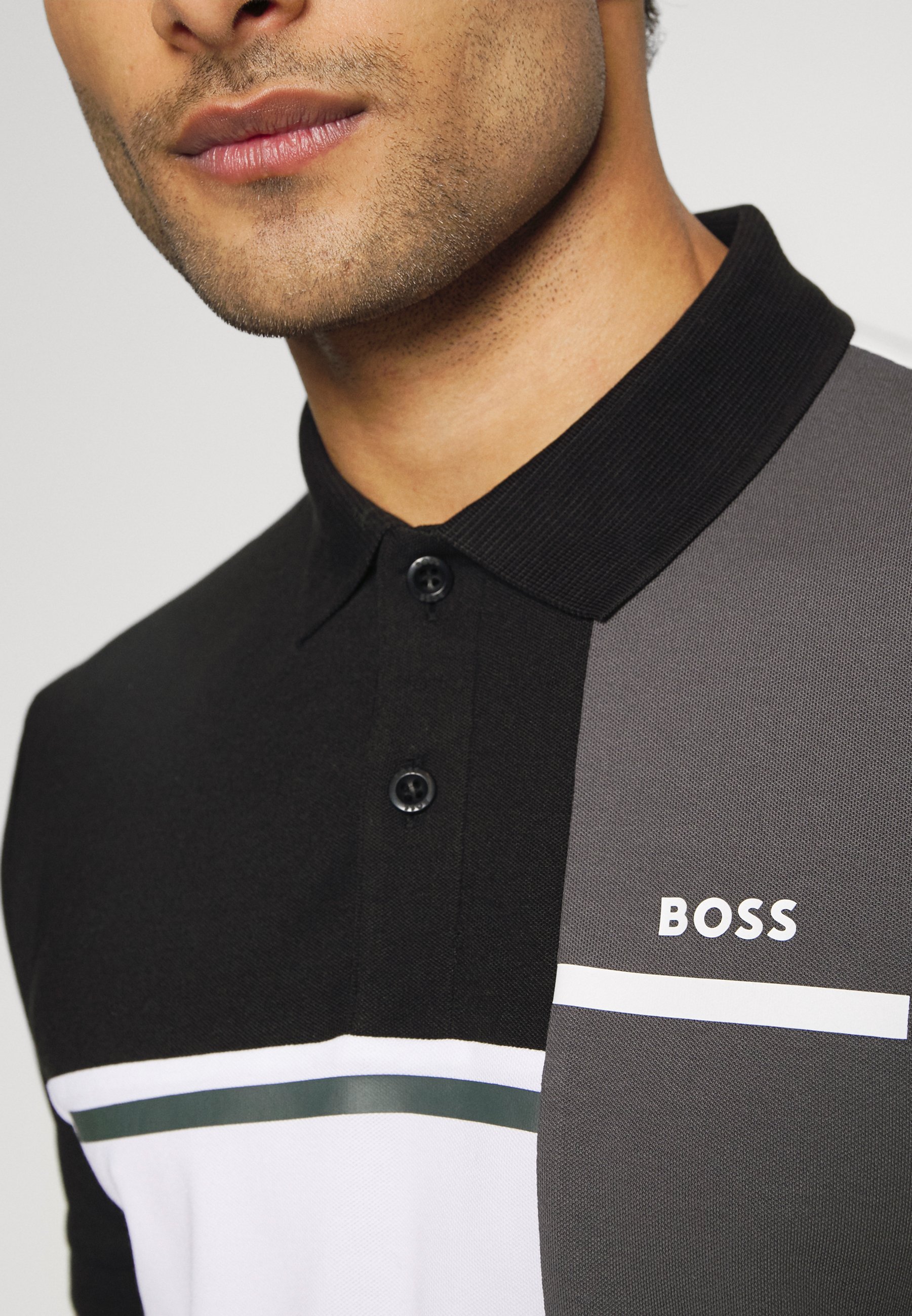 BOSS PADDY - Polo shirt - dark grey 