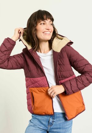 FatFace, COLOUR BLOCK PUFFER JACKET - Vinterjakker - purple