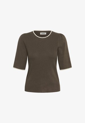 Soaked in Luxury, SLLYSANDRA ADRIANNA SHORT SLEEVE - T-Shirt print - morel