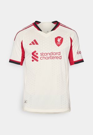 adidas Performance LIVERPOOL FC 25/26 AWAY JERSEY AUTHENTIC - Klubruházat - white