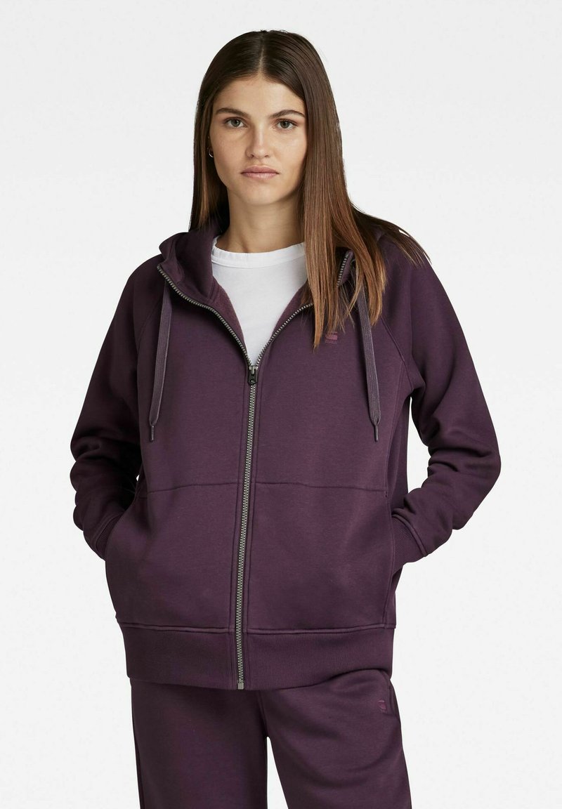 G-Star Sweater met rits paars G-Star Sweater met rits paars