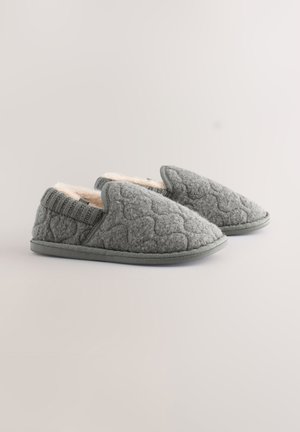 Next, REGULAR FIT - QUILTED SHOOT  - Pantofole - grey sparkle