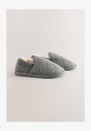 Next, REGULAR FIT - QUILTED SHOOT - Lahtised kingad - grey sparkle