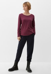 s.Oliver LANGARM - Langarmshirt - purple