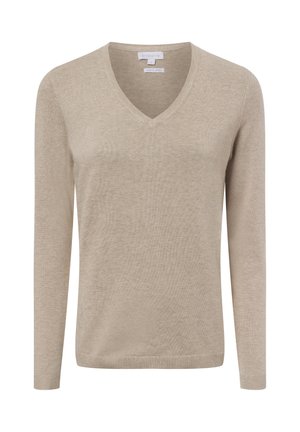 Strickpullover - taupe