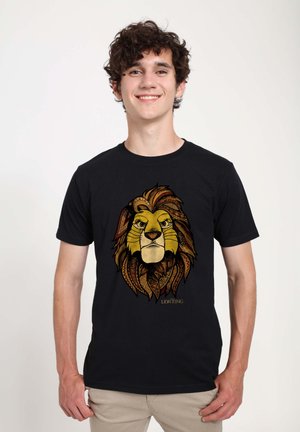 T-shirt con stampa - black