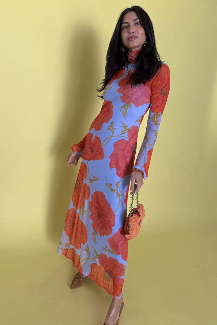 Never Fully Dressed POPPY ARIA DRESS - Maxi dress - blue - Zalando.ie Never Fully Dressed POPPY ARIA DRESS - Maxi dress - blue - Zalando.ie