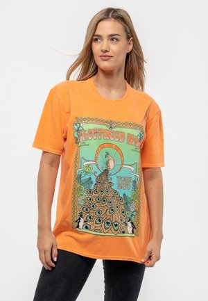 Paradiso Clothing FLEETWOOD 1970 TOUR PEACOCK - Print T-shirt - orange