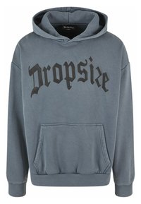 Dropsize HEAVY PRINT - Kapuzenpullover - washedgrey