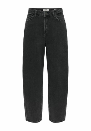 JDY, BALLOON FIT JEANS JDYSUSIE MID WAIST WIDE LEG FIT JEANS - Wide Leg - black denim