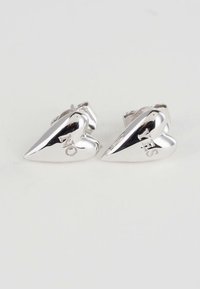 Avgvst YES NO HEART - Boucles d'oreilles - silver coloured