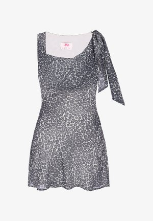 myMo, Jurk - grey black