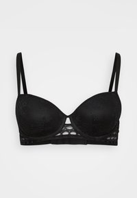 HALF CUP BRA - Underwired bra - black