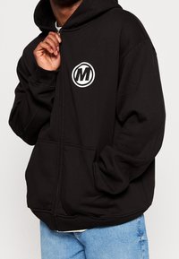 Multiply Apparel Felpa con zip - black