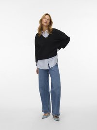 Vero Moda VMBOOM V NECK NOOS - Camisola - black