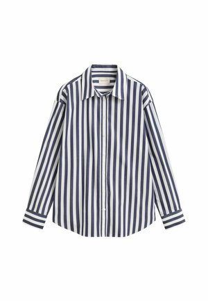 GANT, REL STRIPED CLASSIC POPLIN SHIRT - Overhemdblouse - classic blue