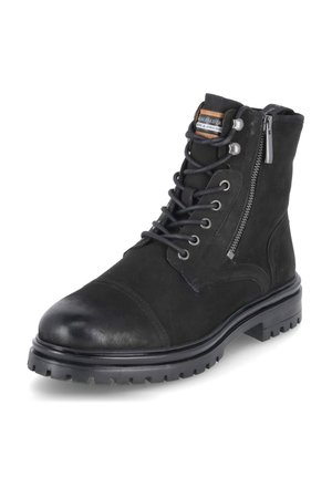 Bottines à lacets - schwarz