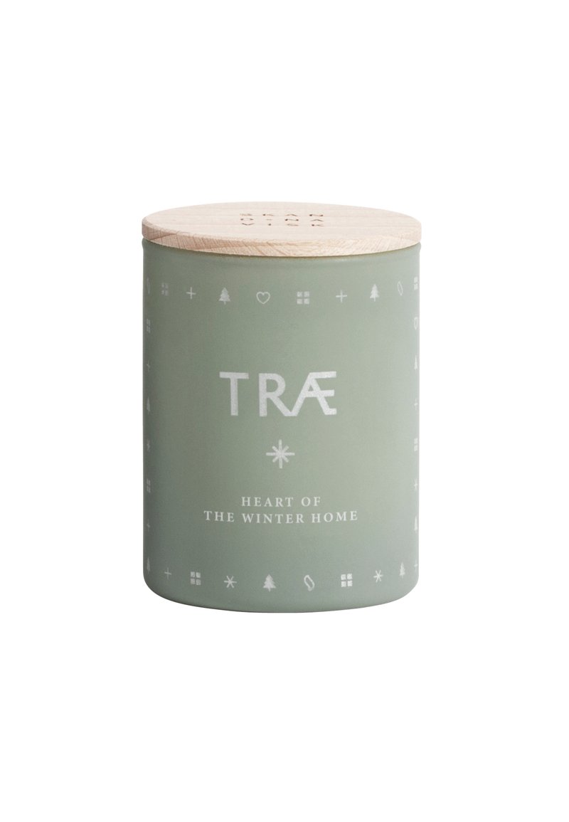 Skandinavisk SCENTED CANDLE W OAK LID - Candela profumata - træ