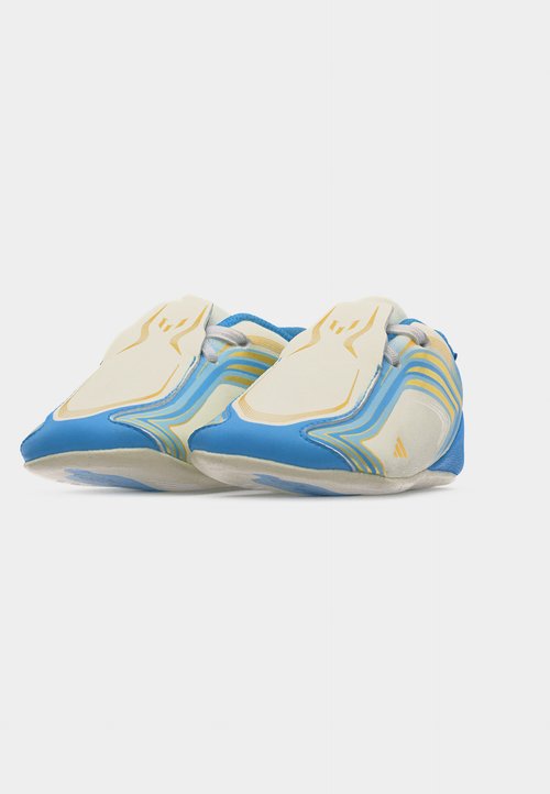 adidas F50 MESSI Crib - Indoor football boots - ivory/semi blue burst/icey blue — photo 3