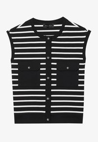 Vest - black/white