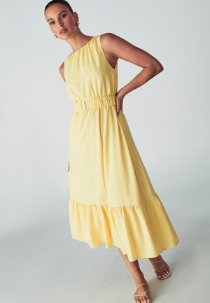 WILLA TAYS MIDI - Freizeitkleid - lemon