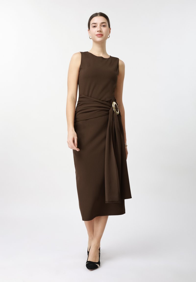 Anna Field HARDWARE DETAIL - Cocktail dress / Party dress - chocolate/brown - Zalando.ie Anna Field HARDWARE DETAIL - Cocktail dress / Party dress - chocolate/brown - Zalando.ie