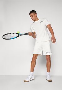 Sergio Tacchini BOLD - Pamata T-krekls - gardenia/navy
