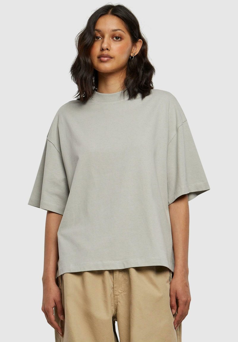 Urban Classics - HEAVY SLIT - T-shirt - bas - lightasphalt, Förstora