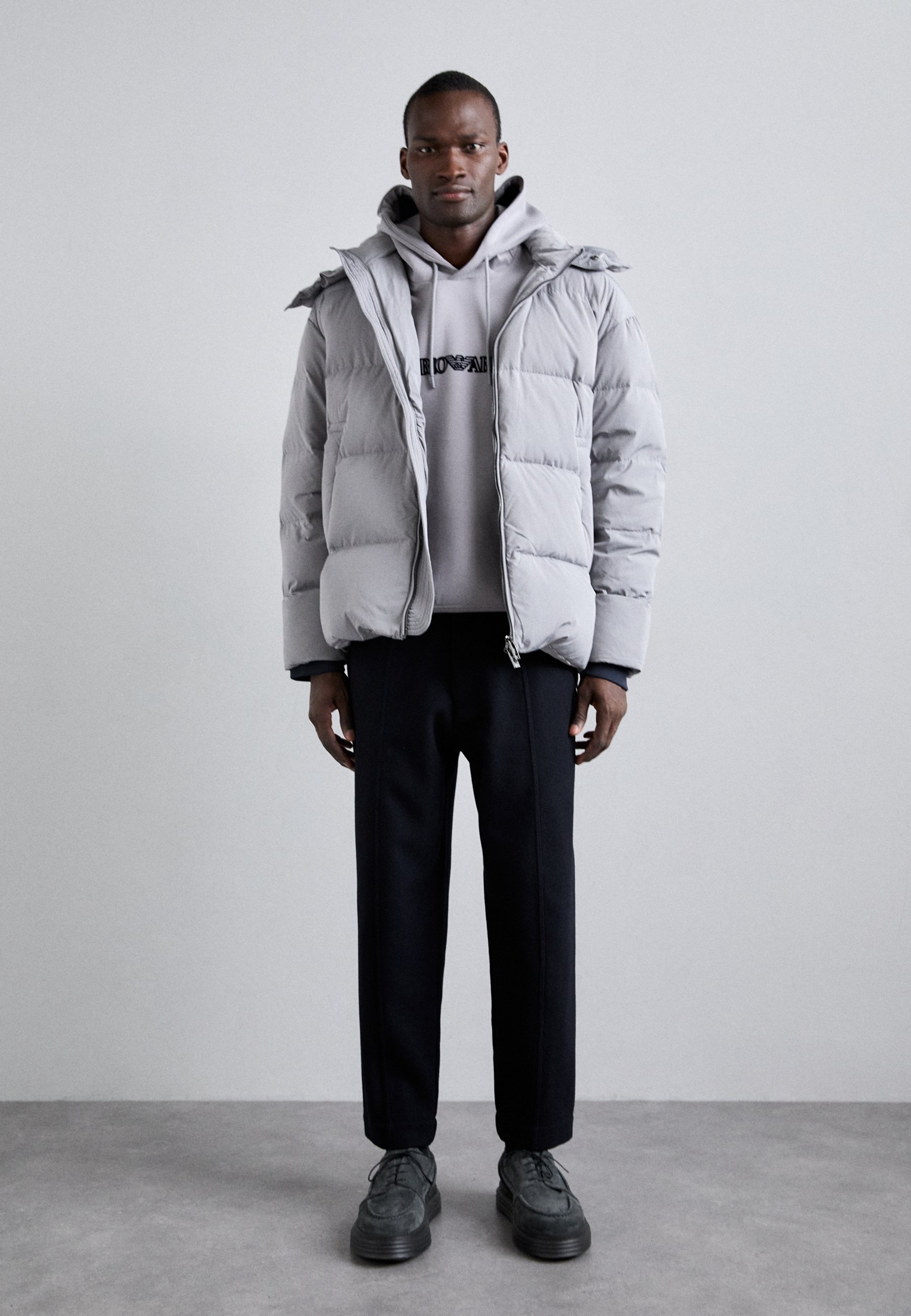 Emporio Armani GIACCA - Down jacket - grey - Zalando.co.uk