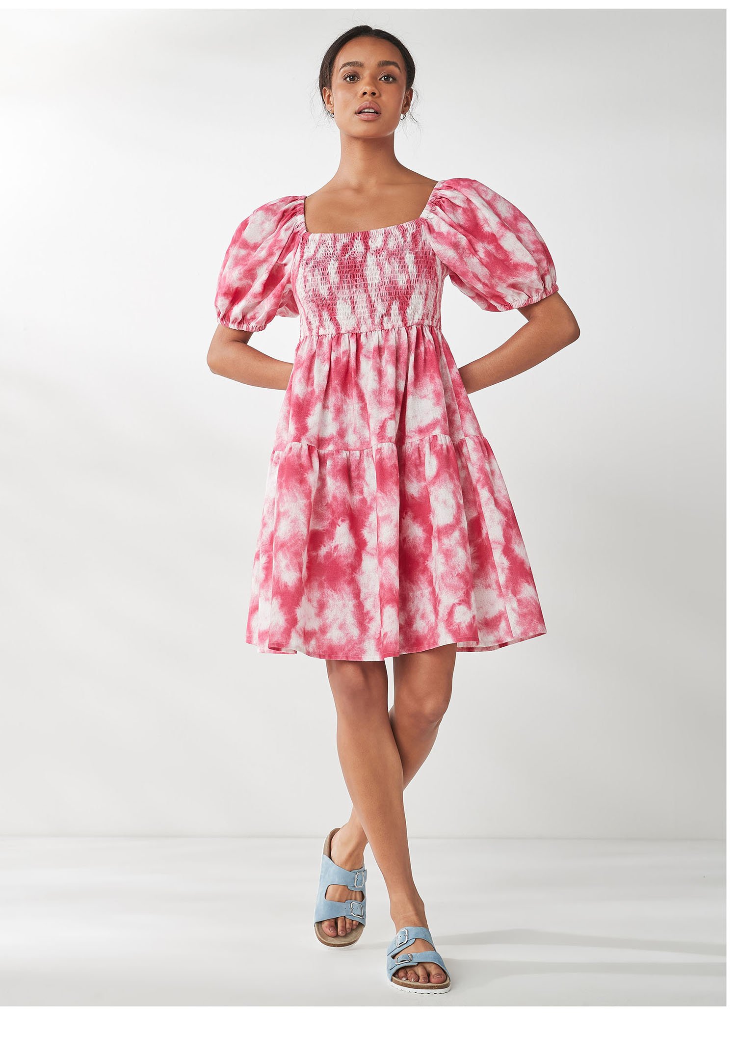 Damen BRODERIE PUFF SLEEVE - Freizeitkleid Damen BRODERIE PUFF SLEEVE - Freizeitkleid