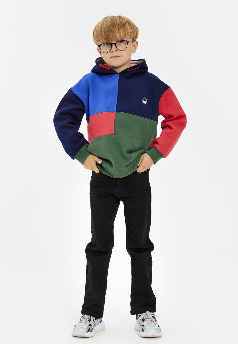 The New HOODIE UNISEX Sweatshirt navy blazer/multicoloured