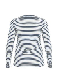 Kaffe Curve T-shirt à manches longues - chalk/bering sea/black heart