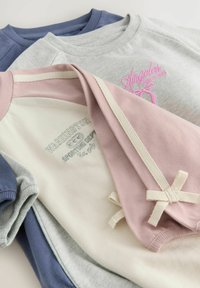 Next REGULAR FIT - JOGGERS 3 PACK SET - Pigiama - pink/navy washington print