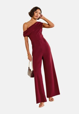 PETITE FIT -SCUBA WIDE  - Mono - berry red