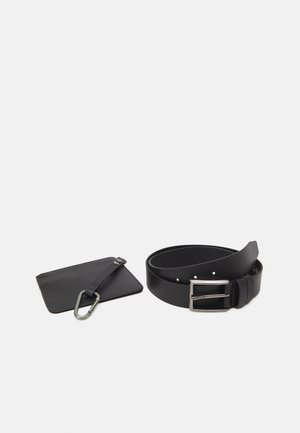 LEATHER SET - Portemonnee - black