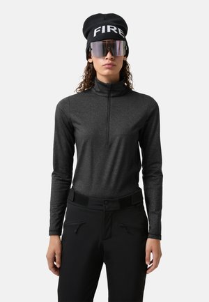 FIRST LAYER MARGO - Langærmet T-shirt - schwarz