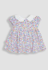 JoJo Maman Bébé 2-PIECE FLORAL COLLAR  SET  REGULAR FIT - Tamprės – kelnės - pink strawberry