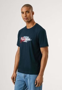 Pepe Jeans TREY TEE - T-shirt print - dulwich blue