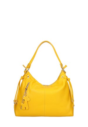 SHOULDER CONVERTIBLE INTO A - Shopping bag - yellow