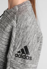 adidas Performance Sudadera con cremallera - mottled grey