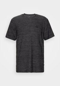 STRETCH - Sport T-shirt - black/grey five